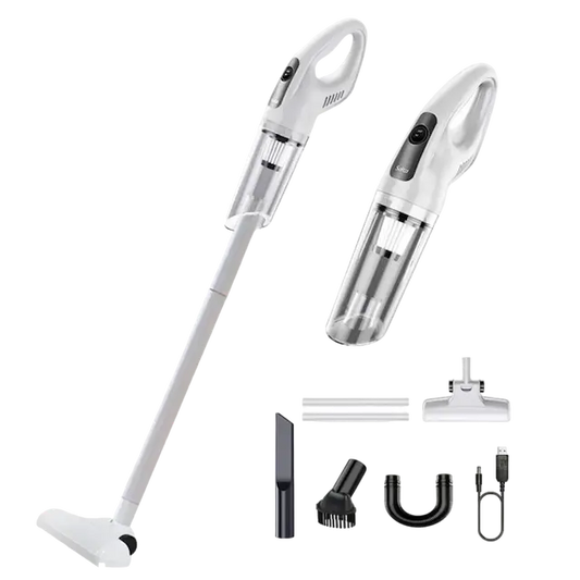 Cordless household vacuum cleaner